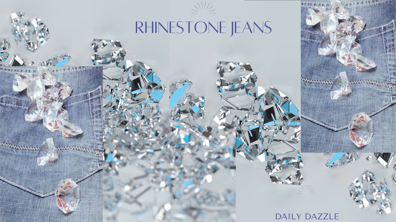 RHINESTONE JEANS