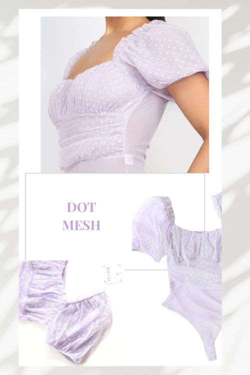 DOT MESH BODYSUIT