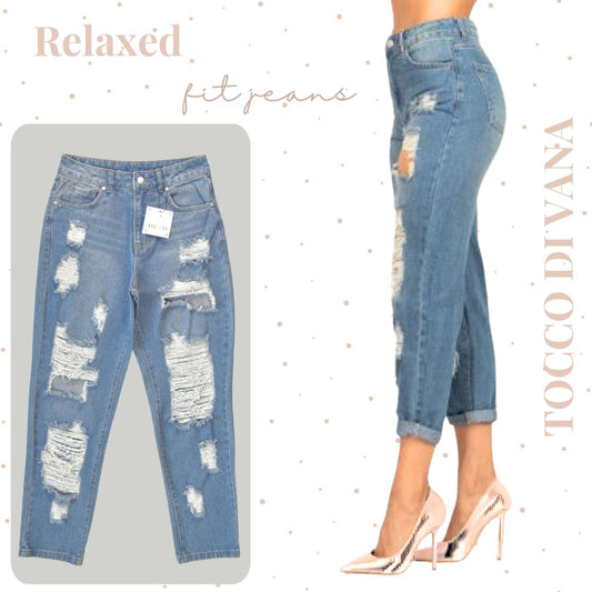 Destroyed Boyfriend Jeans