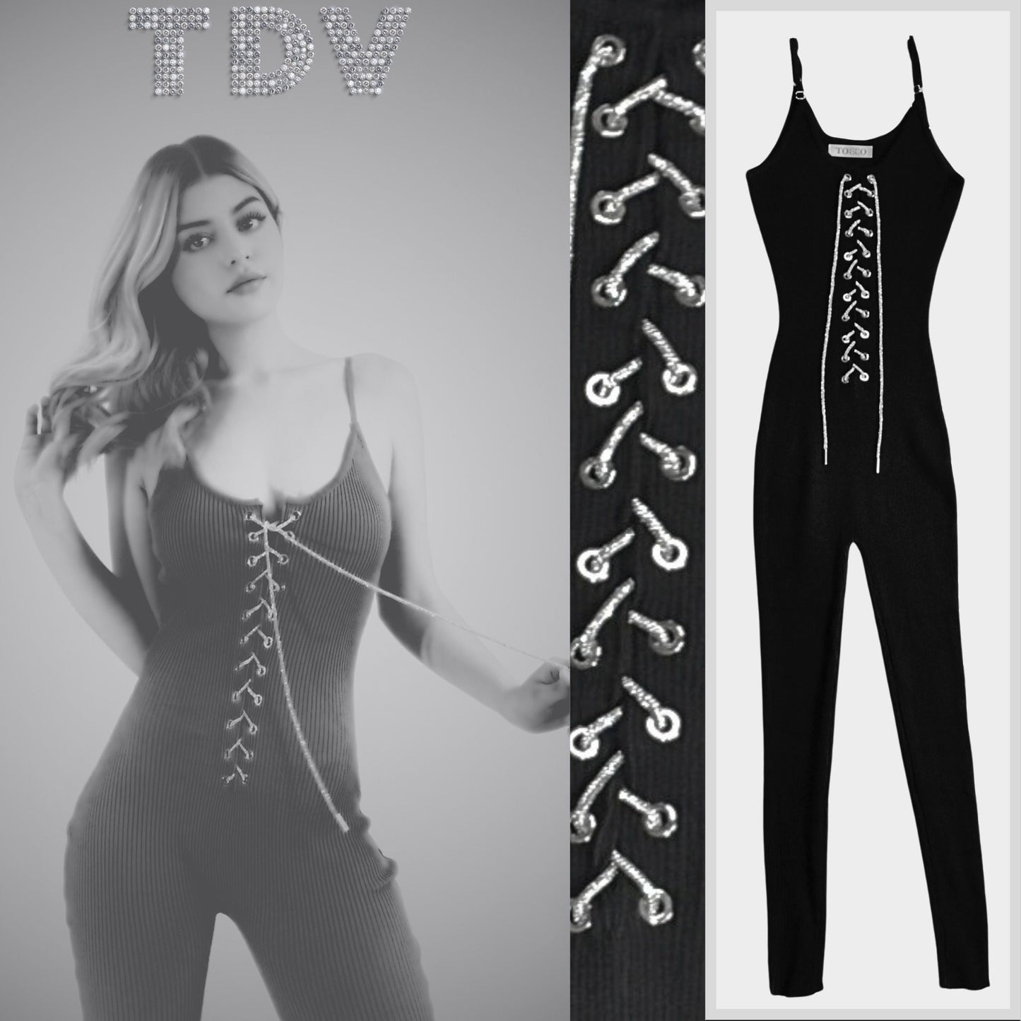 Jumpsuit with Dazz Laces